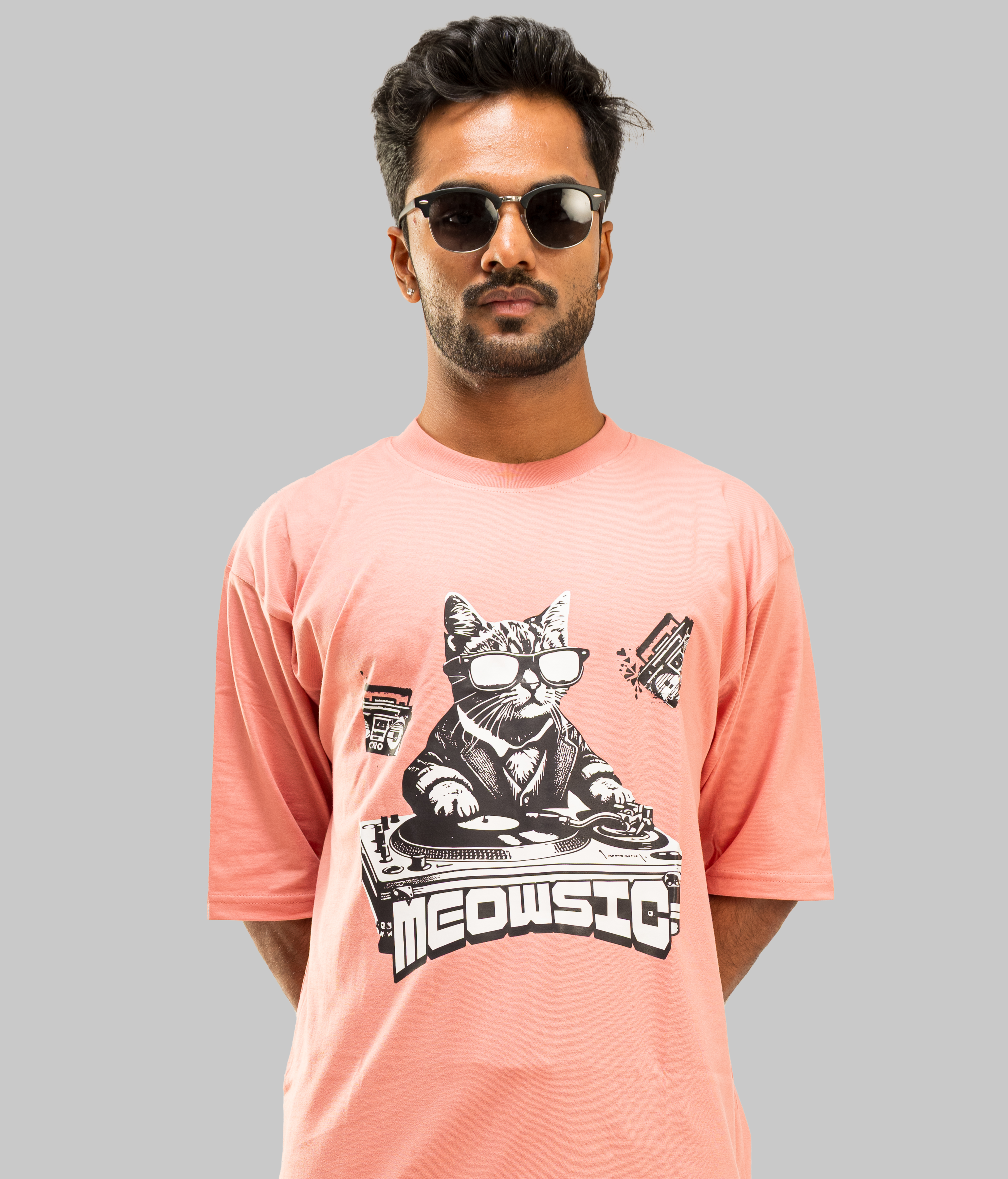 Meowsic Oversized T-Shirt